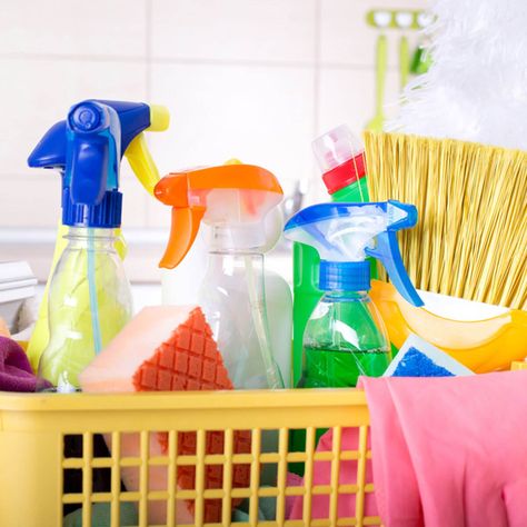 Household Cleaning Products Hazardous Household Items Domestic Cleaning, Home Styling Ideas, Hazardous Waste, Leftover Paint, Cleaning Guide, Household Waste, Cleaning Chemicals, Natural Cleaners, Family Handyman