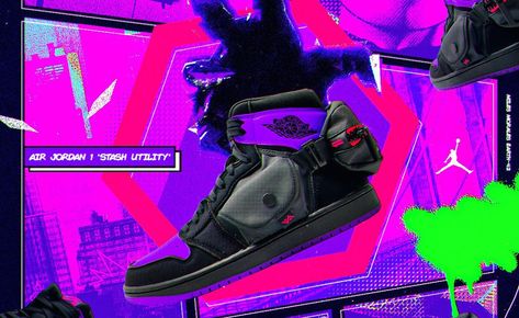 A third Air Jordan 1 inspired by the Prowler and limited to 100 pairs joins the Spider-Verse. Prowler Jordans, Prowler Earth 42, Retro Spiderman, Miles Morales Prowler, Miles Morales 42, Miles G Morales, Prowler Miles, Miles 42, Marvel Shoes