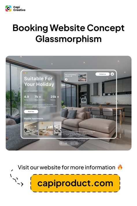 Glassmorphism Web Design, Glassmorphism Ui, Interactive Web Design, Ui Design Trends, Booking Website, Mobile Ui Design, Website Design Inspiration, Mobile Ui, Mobile Design