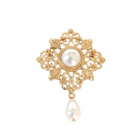 PRICES MAY VARY. Size:As shown.Material:Alloy,Imitation pearls. Style: This brooch exudes feminine elegance and retro style. A beautifully designed brooch will add luster to your appearance. Gold and silver wire and imitation pearls make the brooch more delicate. It is made of high-quality alloy and will not fade. It is the most special gift for someone special. Tips: Don't wear it when bathing,Avoid contact with hairspray, perfume, skin care products together. We promise: reply to your message Versailles Series, Pearl Corsage, Feminine Elegance, Simple Retro, Retro Accessories, Bee Brooch, Full Dress, Dress Coat, Gold Brooches