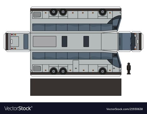 Bus Papercraft, Crafts Template, Mini Metro, Mercedes Bus, Car Papercraft, Paper Model Car, Free Paper Models, Paper Car, Paper Toys Template