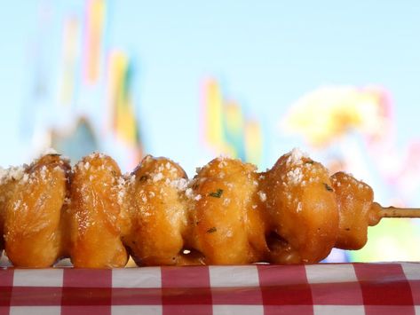 Deep Fried Fair Food, Carnival Eats Recipes, Carnival Eats, Deep Fried Recipes, Fair Foods, Chicken Cornbread, State Fair Food, Fried Dessert, Food Fair