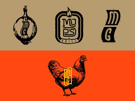 Crow Wings, Restaurant Branding Identity, Western Logo, Identity Design Logo, Restaurant Branding, Branding Design Inspiration, Logo Food, Retro Illustration, Identity Logo