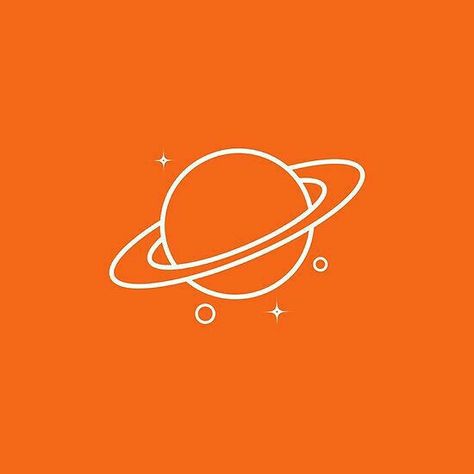 Saturn Icon, Orange Phone, Orange Icons:), Aesthetic Orange, Peach Aesthetic, Color Vibe, Orange Walls, Rainbow Aesthetic, Orange Aesthetic