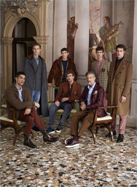 Pal Zileri unveils its fall-winter 2018 campaign. Old Money Aesthetics, Money Aesthetics, Group Photo Poses, Group Picture Poses, Gentleman Lifestyle, Men's Tuxedo, Pal Zileri, Mens Fashion Editorial, Prom Suits