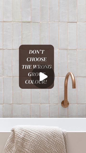 108 likes, 17 comments - comma_projects on June 20, 2024: "Don’t choose the wrong grout colour—it can clash with your tiles and ruin the aesthetic you’ve worked so hard to create! If you’re not sure...". Contrast Grout Bathroom, Coloured Grout, Grout Color, Grout