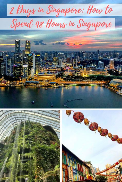 Heading to Singapore on a layover? See my recommendations for how to spend 48 Hours in Singapore | The Best Way to Spend 2 Days in Singapore | Singapore Honeymoon, Singapore Things To Do, Singapore Travel Tips, Singapore Itinerary, China Travel Guide, Asia Trip, Singapore City, Visit Singapore, Honey Moon