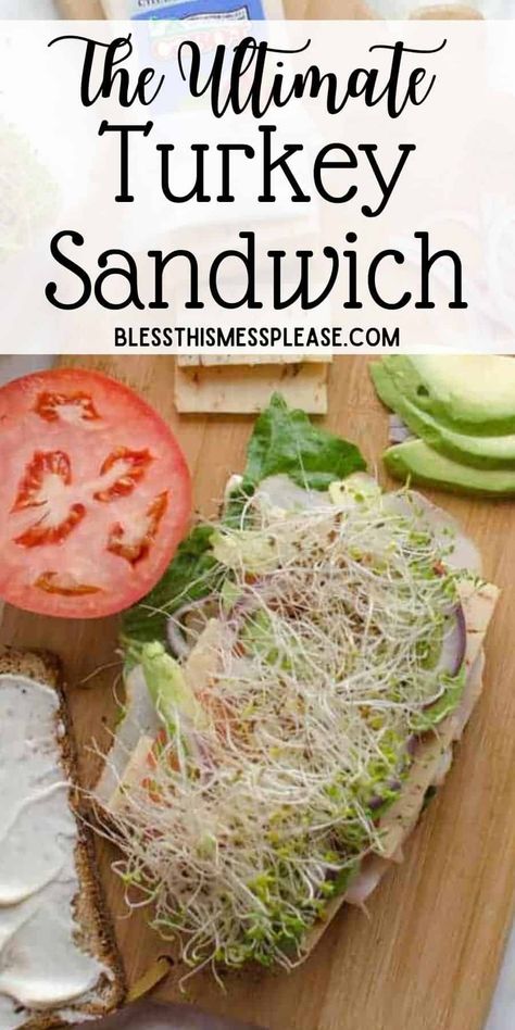 Bariatric Recipes Sleeve Liquid Diet, Turkey Avocado Sandwich, Toasted Turkey, Hot Turkey Sandwiches, Cold Sandwich Recipes, Turkey Sandwiches Recipes, Healthy Turkey Recipes, Rolled Sandwiches, Best Sandwich Recipes