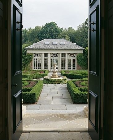 Orangery Ideas, Backyard Pavers, Botanical Room, Parterre Garden, Formal Garden, Tagaytay, Enchanted Home, Sunrooms, Formal Gardens