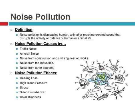 Pollution Activities Worksheets, Pollution Quotes, Sound Pollution, Effects Of Water Pollution, Pollution Activities, Noise Barrier, Environmental Psychology, Health And Hygiene, City Planner