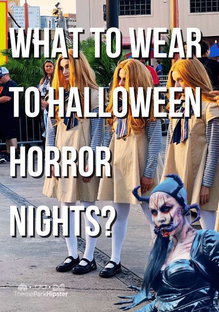 Halloween Amusement Park Outfit, Halloween Horror Night Outfit Ideas, Haunted House Outfit Ideas Casual, Haunted Horror Nights Outfit, Universal Studios Costume Ideas, Cute Halloween Horror Nights Outfits, Halloween Theme Park Outfit, Outfits For Horror Nights, Hollywood Horror Nights Outfit