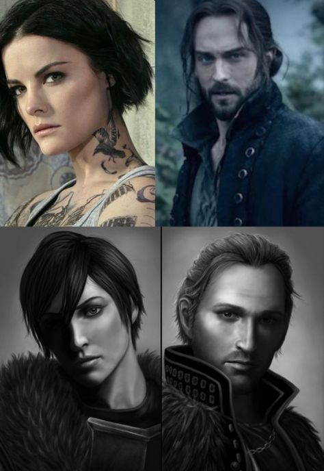 Female Hawke x Anders Dragon Age 2 Fan Cast; not original idea Dragon Age Anders And Hawke, Hawke X Anders, Female Hawke, Dragon Age Hawke, Anders Dragon Age, Dragon Age Romance, Dragon Age 2, Female Dragon, Dragon Age Inquisition