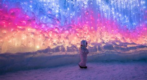 Ice Castles New Hampshire, Midway Utah, Ice Castle, Ice Sculpture, Ice Castles, Wisconsin Travel, Winter Event, New Brighton, Winter Getaway