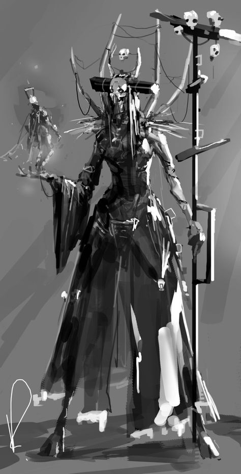 ArtStation - Tall Witch, Marcin Rubinkowski Post Apocalyptic Witch, Character Concept Art Sketch, Sci Fi Witch, Cyberpunk Witch, Eclipse Project, Apocalypse World, Character Inspo, Witch Art, Fit Ideas