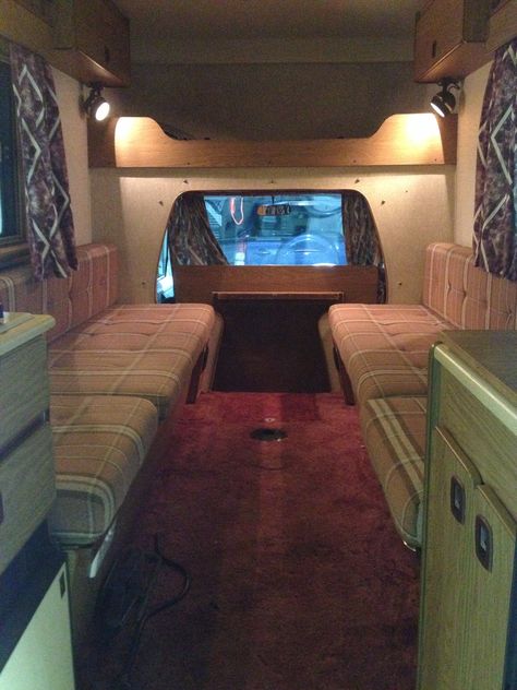 Those curtains  carpet will have to go in my Bedford Bambi camper ! Bedford Bambi, Mini Caravan, Suzuki Carry, Kei Car, Cute Ferrets, Camper Living, Van Home, Bus Camper, Truck Camping