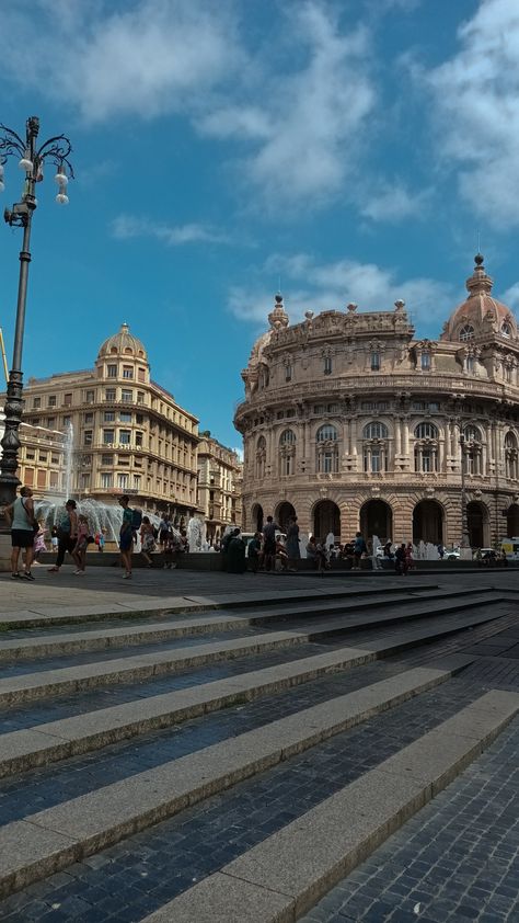 Genova Italy Aesthetic, Genoa Aesthetic, Italy Genoa, Genova Italy, Italian Trip, Genoa Italy, Mia Bella, Travel Picture Ideas, Italy Pictures