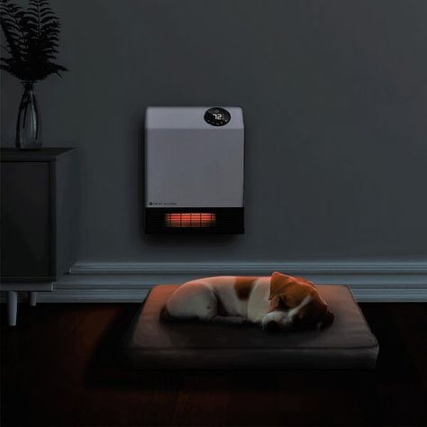 The Heat Storm Wall Heater with Wifi Unit is a great solution for any bathroom, bedroom, office, or small room where there is not much floor space. At 1000-Watt this heater will easily heat your room but you will not have issues tripping your breaker if you want to run other electronics. This heater is safe to touch, even on the grill, making it a great choice for anyone. This unit has two power modes, one uses the full 1,000-Watt (red leaf), while the second mode (green Leaf) uses only 500-... Baseboard Heater Covers, Best Space Heater, Wall Heater, Baseboard Heater, Wall Mounted Heater, Heater Cover, Curtain Rod Hardware, Space Heaters, Digital Thermostat