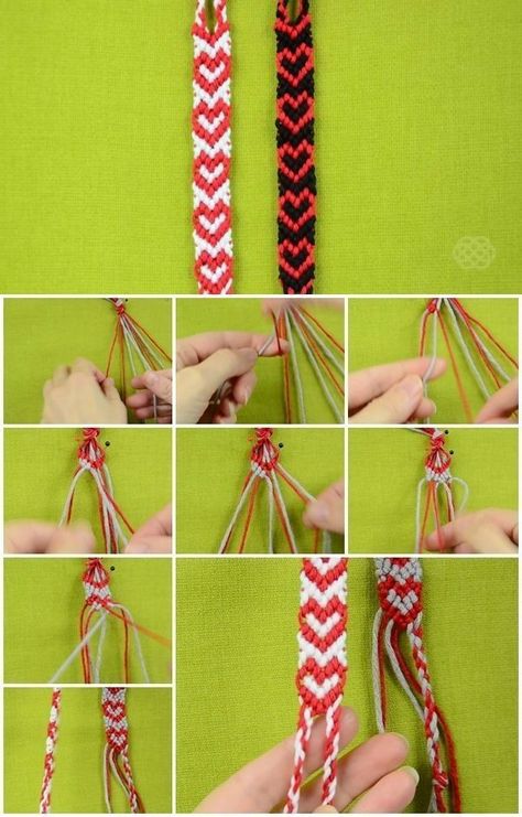 Diy Friendship Bracelets, Friendship Bracelets Ideas, Chevron Friendship Bracelet, Diy Friendship Bracelet, Friendship Bracelet Patterns Easy, Yarn Bracelets, Bracelets Ideas, Friendship Bracelets Tutorial, Chevron Bracelet