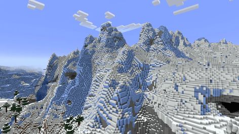 Mountains Minecraft, Create A World, Frozen Lake, Blue Orchids, Pink Leaves, Beautiful Waterfalls, Mountain Top, Ancient Cities, Lily Of The Valley