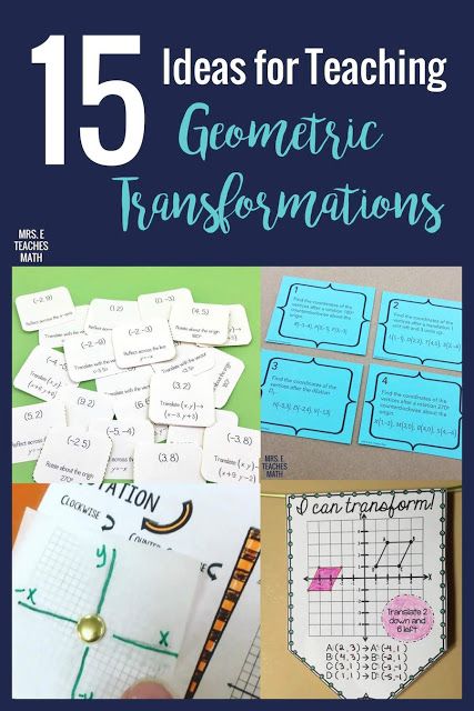 Look no further for the best activities and ideas for teaching geometric transformations! There are foldables for translations, rotations, reflections, dilations, and symmetry. The project is a great way to wrap up the unit with an activity. #mrseteachesmath #transformations #geometry Transformations Project Geometry, Geometry Constructions High School, Translations Math Activities, Geometry Transformations Activity, Transformations Math Middle School, Translation Math Activities, Translation Rotation Reflection Activity, Rotations Math Transformations, Dilations Math Activity