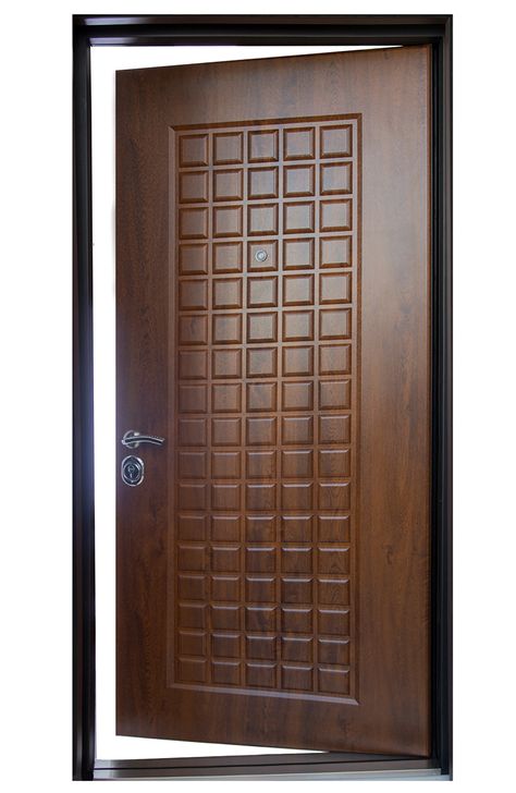 Modern front #doors are the best solution for the most contemporary inspired #homes and apartments. They provide an optimal balance of strength, quality and affordability. The use of quality insulating materials provides perfect heat- and noise insulation. Quality materials and fillers used for manufacturing of our doors are a guarantee of excellent protection against cold, which is important for cold regions. Single Main Door Designs, Exterior Door Designs, Door Design Ideas, House Front Door Design, Modern Wooden Doors, Modern Exterior Doors, House Main Door Design, Single Door Design, Front Door Design Wood