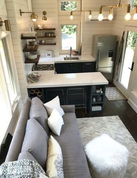 Tiny House Interior Design, Tiny House Inspiration, Bathroom Remodel Ideas, Tiny House Bathroom, Tiny House Kitchen, Tiny Bathrooms, Tiny House Decor, Tiny House Interior, Tiny House Cabin