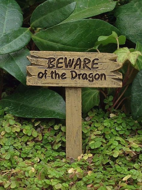 Dragon Garden, Fairy Garden Designs, Fairy Garden Crafts, Fairy Furniture, Faeries Gardens, Magic Garden, Diy Fairy, Creative Gardening, Fairy Garden Accessories