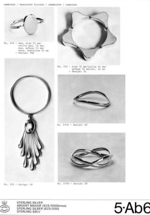 Georg Jensen 1972 Silver Catalog — Jensensilver.com Georg Jensen Jewelry, Georg Jensen Silver, Georg Jensen, Showcase Design, Silver