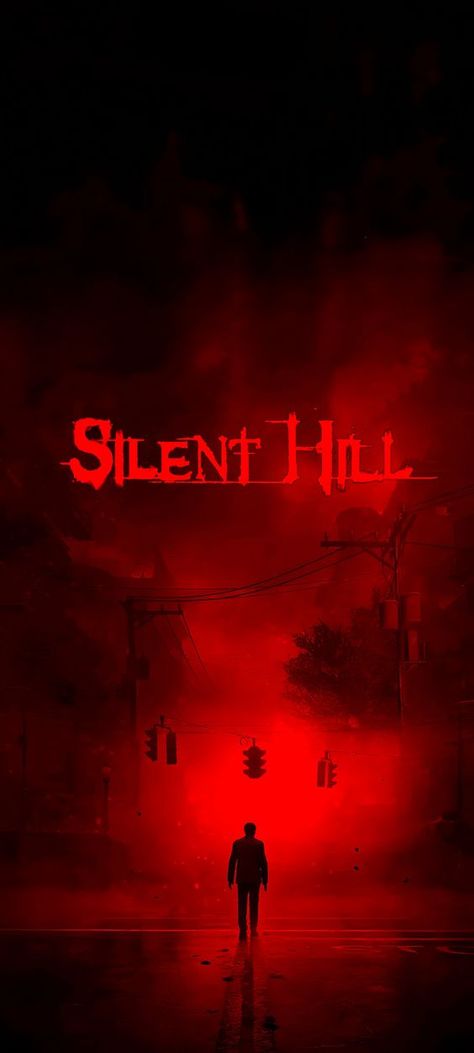 Silent Hill Red Aesthetic, Horror Games Wallpaper, Silent Hill Iphone Wallpaper, Silent Hill Phone Wallpaper, Silent Hill 2 Remake Wallpaper, Horror Game Poster, Horror Game Wallpaper, Silent Hill Background, Horror Games Aesthetic