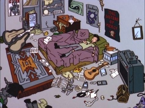 Daria Mtv, Daria Morgendorffer, Arte Grunge, Arte 8 Bits, Messy Room, Tromso, Wow Art, Funky Art, Minimalist Poster