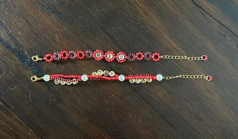 RED Friendship Bracelets - Etsy Red Friendship Bracelet, Red Era, Multi Strand, Friendship Bracelet, Friendship Bracelets, Beauty Book, Jewelry Bracelets, Etsy Accessories, Accessory Gift