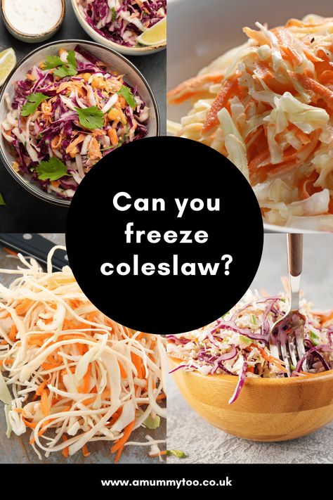 Can You Freeze Coleslaw? Freezing Fresh Herbs, Homemade Slaw, Freezing Leftovers, Frozen Bag, Yoghurt Dressing, Homemade Coleslaw, Fish Finger, Cole Slaw, Coleslaw Mix