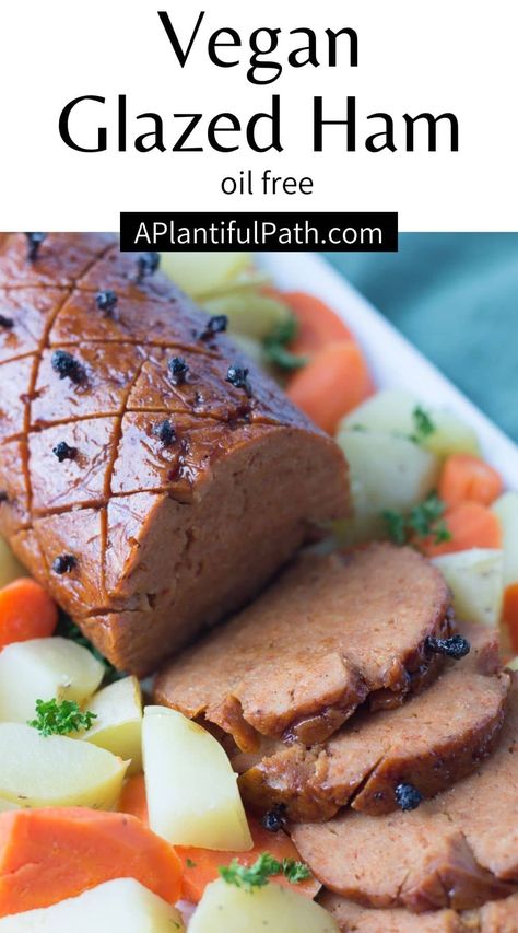 Vegan Ham Recipe, Vegan Ham, Meatless Meat, Vegan Freezer Meals, Ham Roast, Vegan Seitan, Vegan Meat Recipe, Vegan Easter Recipes, Seitan Recipes