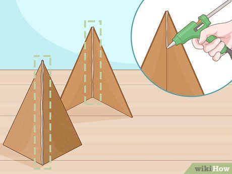 Diy Pyramid, Step Pyramid, Cut And Glue, Great Pyramid Of Giza, Sugar Cubes, Pyramids Of Giza, White Glue, How To Build, Pyramid