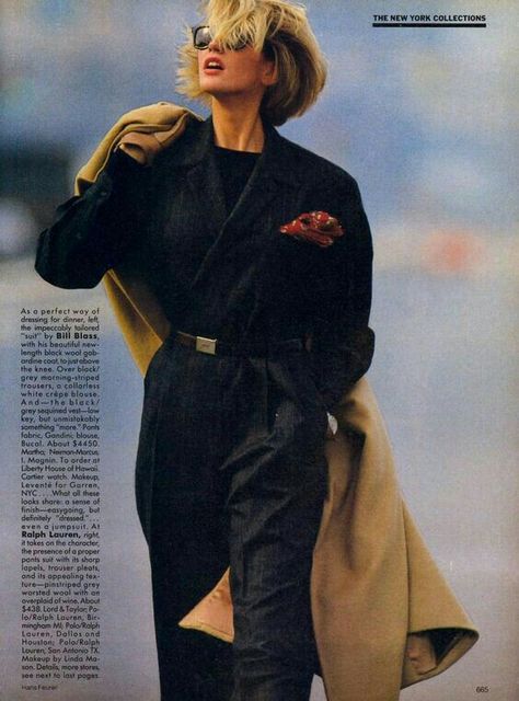 Ashley Richardson, Hans Feurer, Look 80s, Harry Clarke, 80’s Fashion, Fashion 80s, 80s And 90s Fashion, 20th Century Fashion, Vogue Us