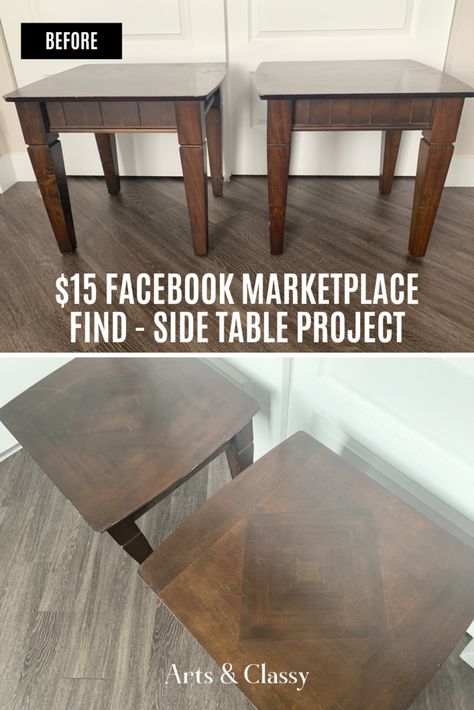 Living Room Farmhouse Decor, Budget Furniture, Cheap Farmhouse Decor, Farmhouse Decor On A Budget, Diy Living Room Decor, Farmhouse Side Table, Dekor Diy, Table Makeover, Farmhouse Decor Living Room