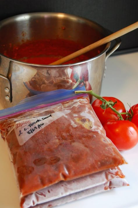 Freezer Tomato Sauce Freezing Tomato Sauce In Bags, Freezable Tomato Sauce, Can You Freeze Tomato Sauce, Homemade Tomato Sauce To Freeze, Tomato Sauce Homemade Freezer, Tomato Sauce To Freeze, Freezer Tomato Sauce, Easy Turkey Meatballs, Freezing Tomatoes