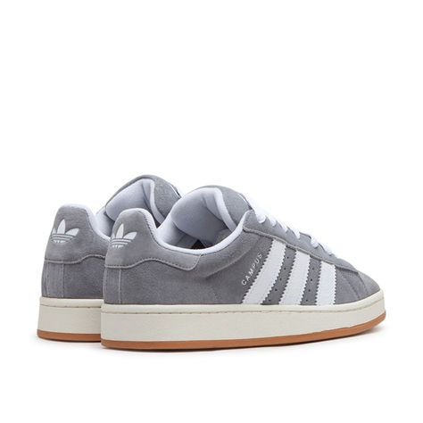 ADIDAS CAMPUS 00S (GREY / WHITE) AVAILABLE NOW SIZE 3 TO 9 Gray Adidas Campus, Adidas Campus 00s Grey, Campus 00s Grey, Adidas Campus 00s, Adidas Campus, Grey Adidas, Cute Shoes, Grey And White, Birthday Gifts