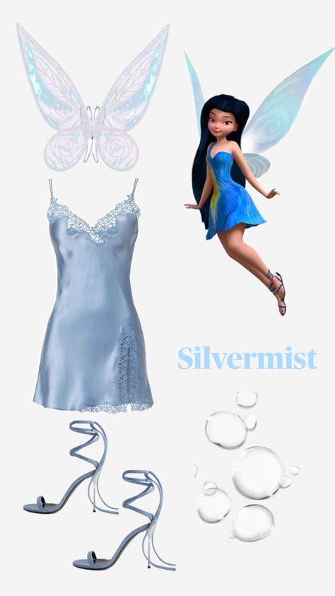 Silvermist Silvermist Costume, Cute Group Halloween Costumes, Bff Halloween Costumes, Pretty Halloween Costumes, Unique Halloween Costumes, Last Minute Halloween Costumes, Halloween Costume Outfits, Group Halloween Costumes, Halloween Inspo