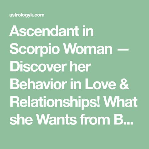 Ascendant in Scorpio Woman — Discover her Behavior in Love & Relationships! What she Wants from Boyfriend? Aspects of the Planets in Astrology Report. Moon In Aquarius Woman, Planets In Astrology, Mars In Aquarius, Mars In Virgo, Mars In Libra, Venus In Capricorn, Venus In Libra, Venus In Leo, Venus In Gemini