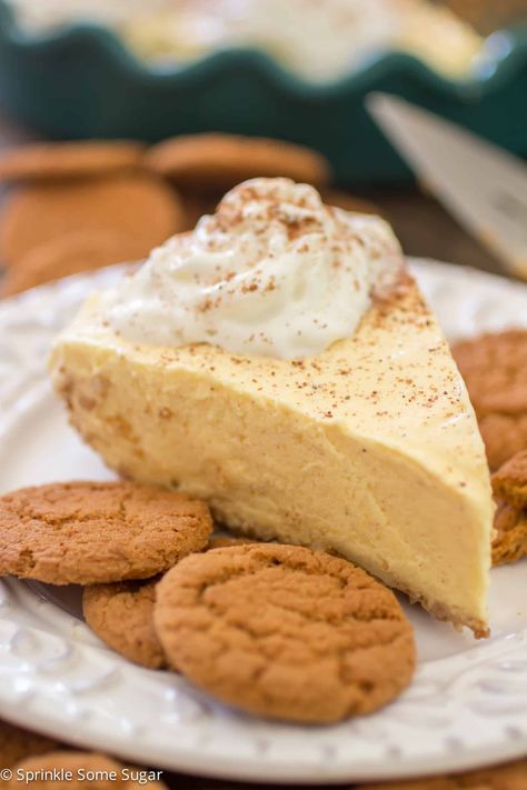 Ginger Snap Crust, Sunday Treats, Eggnog Pie, Spiced Eggnog, Coffee Ice Cream Recipe, Homemade Dark Chocolate, Baked Caramel, Gingersnap Crust, Homemade Soft Pretzels