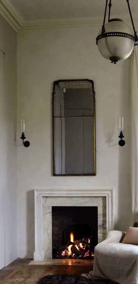 Rose Uniacke Fireplace, Chateau Fireplace, Plaster Fireplace, Small Fireplace, Custom Fireplace, Hearth Room, Red Hook, Interiors Dream, Greek Revival