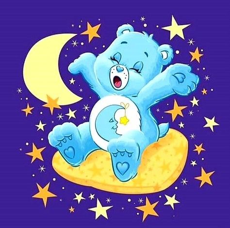 Bed Time Bear Care Bear, Care Bear Painting Canvas, Bed Time Bear, Bear Mosaic, Bedtime Bear, Picture Wall Decor, Care Bears Vintage, Diamond Drawing, Mosaic Pictures