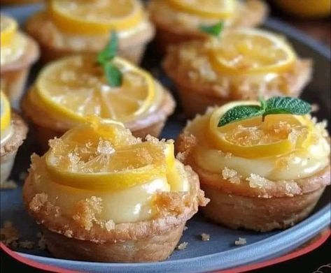 Ina Garten Cooking | I need some people to say (yummy) so I can add their names to the Active Member List | Facebook Lemon Bar Cookie Cups, Guyana Recipes, Mini Lemon Tarts, Lemon Bar Cookies, Lemon Tart Recipe, Citrus Desserts, Cookie Cups Recipe, Lemon Bar, Bite Size Cookies