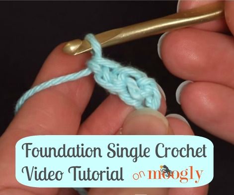 Video Tutorial: Foundation Single Crochet (FSC) Foundation Single Crochet, Gilet Crochet, Stitch Tutorial, Crochet Videos Tutorials, Knitting Needle, Single Crochet Stitch, Crochet Stitches Tutorial, Crochet Instructions, Crochet Stuff