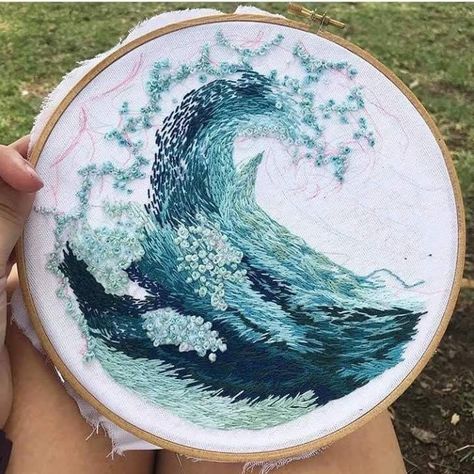 Embroidered Art, 자수 디자인, Hand Embroidery Art, Crewel Embroidery, Hand Embroidery Stitches, Modern Embroidery, Embroidery Hoop Art, Embroidery Craft, Embroidery Cross Stitch