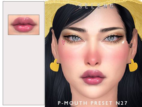 Anime Lips, Sims 4 Cc, Sims 4 Cc Makeup, Sims 4 Game Mods, Best Sims, Sims4 Clothes, Sims 4 Cc Packs, Sims 4 Cas, Sims 4 Game