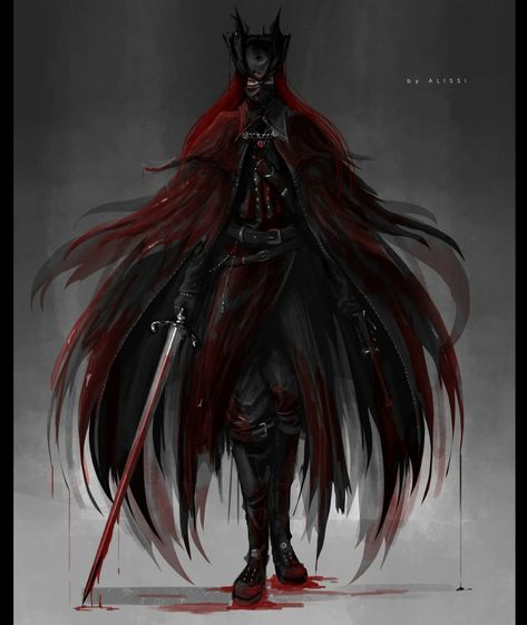 Bloodborne Oc Art, Bloodborne Female, Bloodborne Oc, Bloodborne Characters, Draw My Oc, Bloodborne Concept Art, Dungeons And Dragons Races, Bloodborne Art, Old Blood