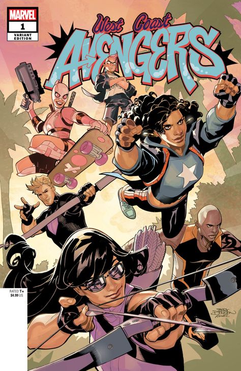 Avengers Assemble Cartoon, Hulk Sketch, West Coast Avengers, Terry Dodson, Marvel Young Avengers, Cosmic Comics, America Chavez, Marvel Fanart, Marvel Avengers Assemble