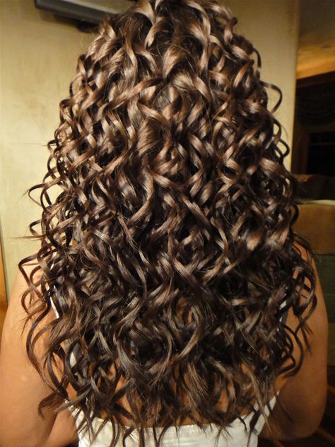 Wedding curls? Thank you @Brooke Schneewind, I owe you :) Long Permed Hair, Utah Curls, Spiral Perm Long Hair, Perm Styles, Wedding Curls, Long Hair Perm, Curly Cuts, Expensive Homes, Highlights Curly Hair